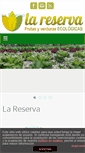Mobile Screenshot of lahuertadelareserva.com