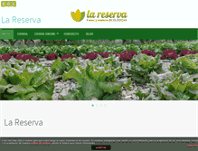 Tablet Screenshot of lahuertadelareserva.com